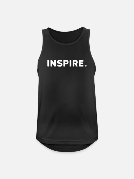 Inspire - Men's Breathable Tank Top - black
