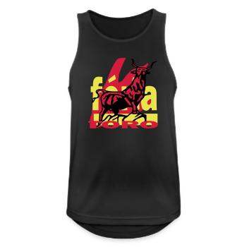Feria 2 - Männer Tank Top atmungsaktiv - Schwarz - Vorne - Nick (188cm)