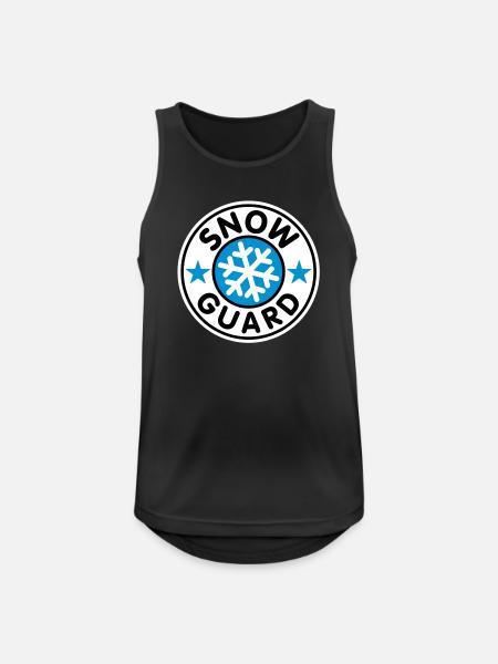 Snow Guard | Schnee Wache - Men's Breathable Tank Top - black