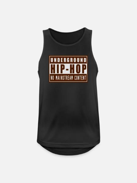Underground hip-hop - Men's Breathable Tank Top - black
