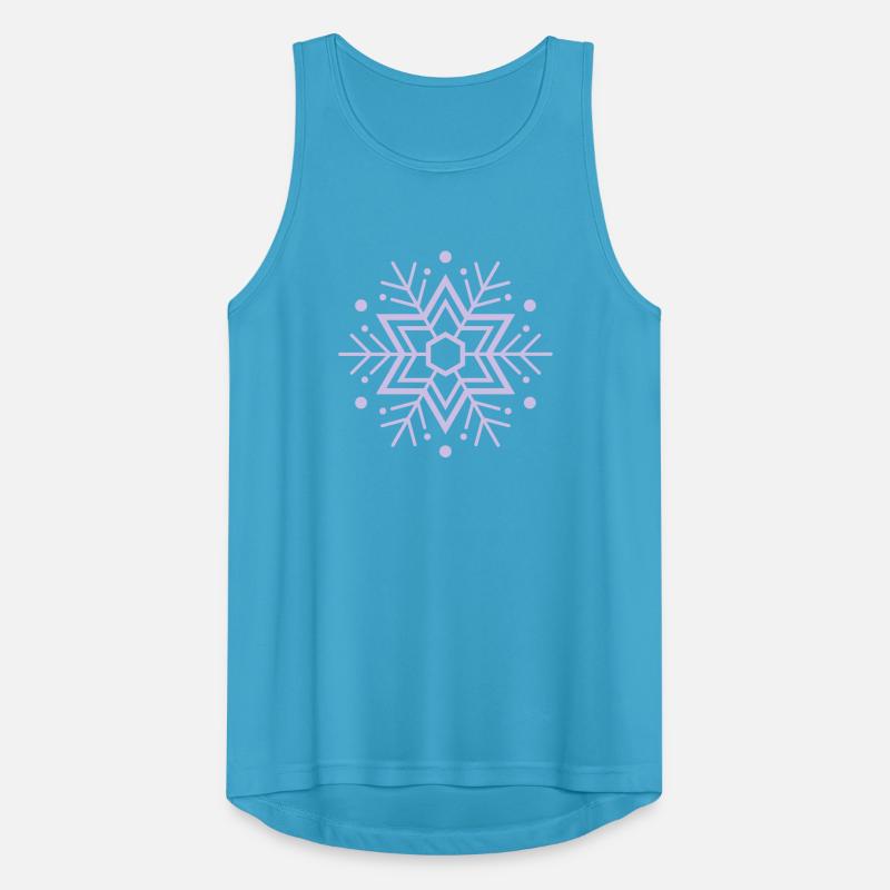 copo de nieve Camiseta sin mangas hombre transpirable