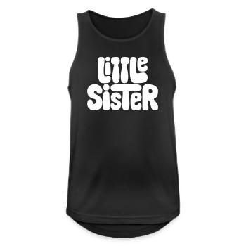 Little sister - Men's Breathable Tank Top - black - Front - Nick (188cm)