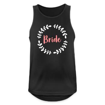 Bride wreath Hen party - Men's Breathable Tank Top - black - Front - Nick (188cm)