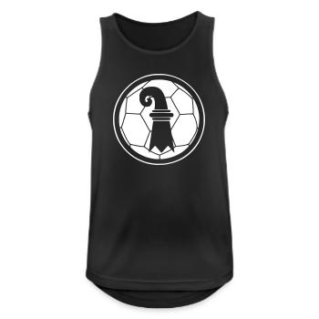 Soccer Basel - Men's Breathable Tank Top - black - Front - Nick (188cm)