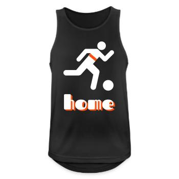Stuttgart home mit roten Brustring - Männer Tank Top atmungsaktiv - Schwarz - Vorne - Nick (188cm)