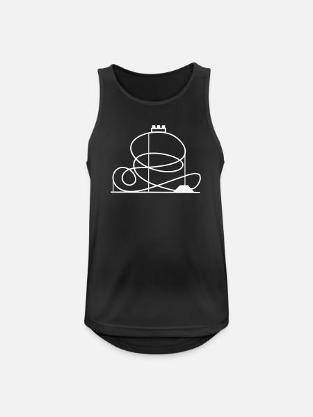Roller coaster - Men's Breathable Tank Top - black