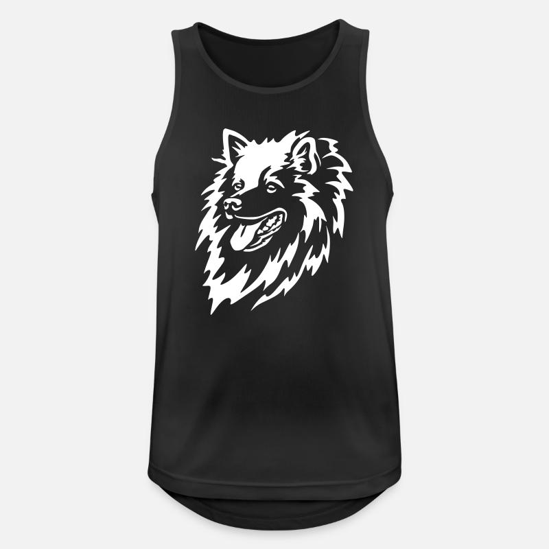 Spitz Kopf "Black Edition" - Männer Tank Top atmungsaktiv - Schwarz
