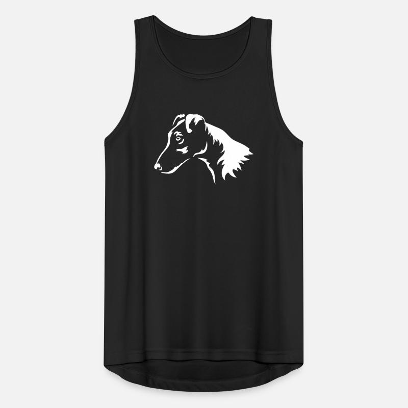 Fox Terrier Head « Black Edition » Débardeur respirant Homme
