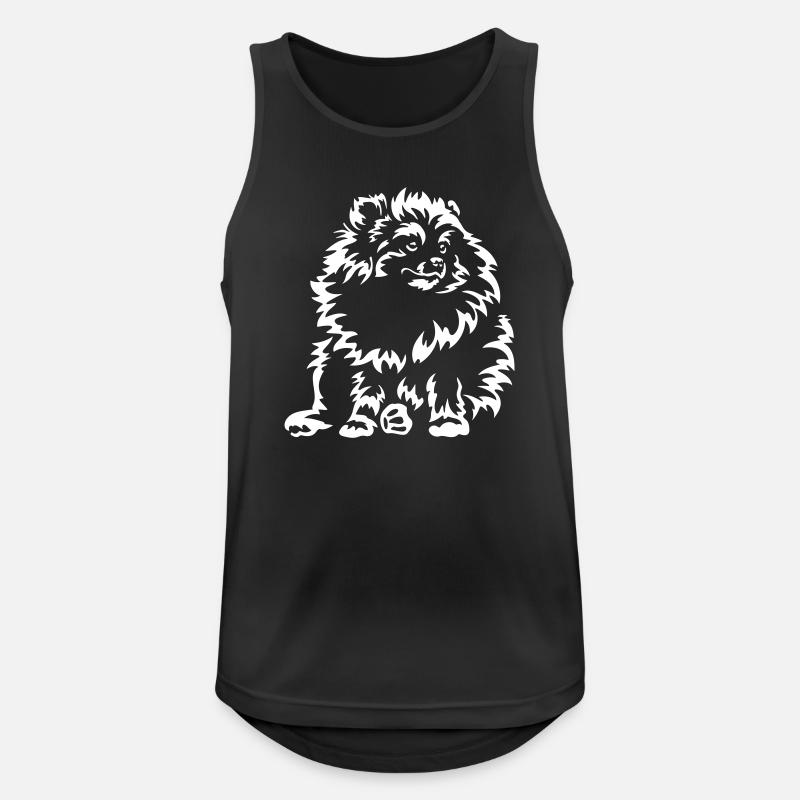 Dwarf Spitz "Black Edition" - Men's Breathable Tank Top - black