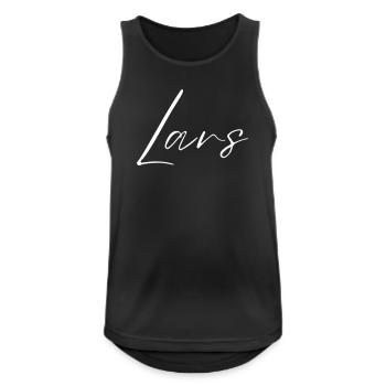 Lars Name T-Shirt Geschenk Für Männer - Männer Tank Top atmungsaktiv - Schwarz - Vorne - Nick (188cm)