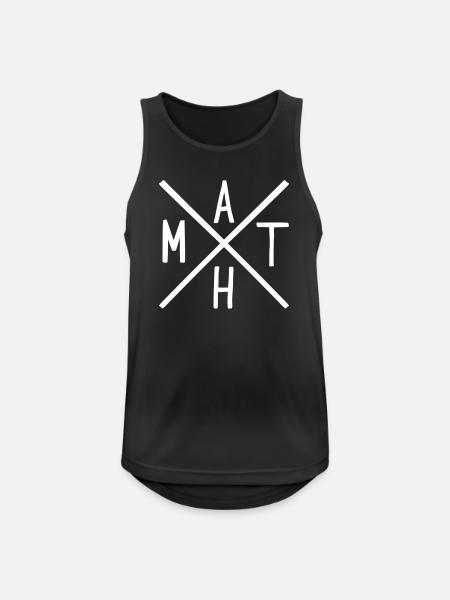 Math - Men's Breathable Tank Top - black