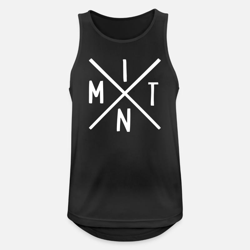 MINT - Men's Breathable Tank Top - black