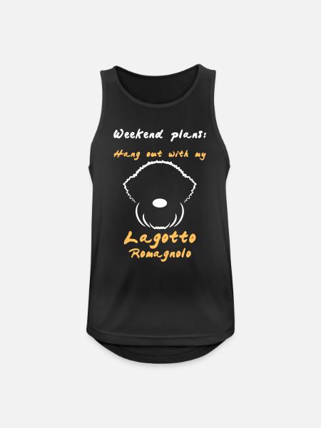 Weekend 2 - Männer Tank Top atmungsaktiv - Schwarz