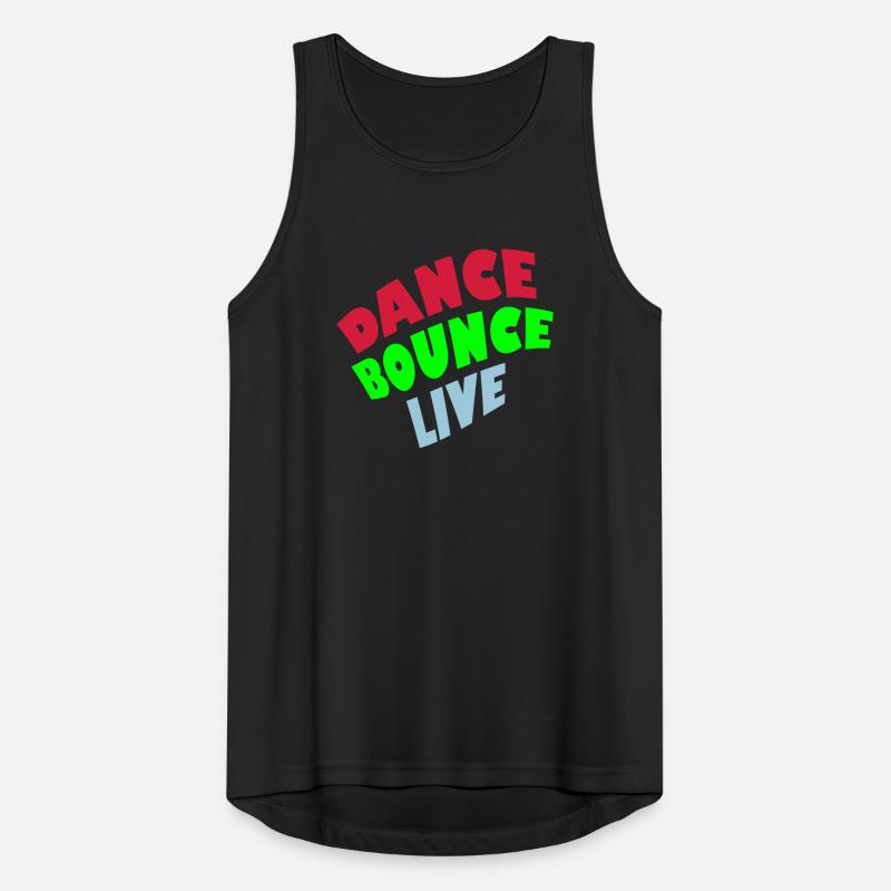 Dance Bounce Live 3-farbig Männer Tank Top atmungsaktiv
