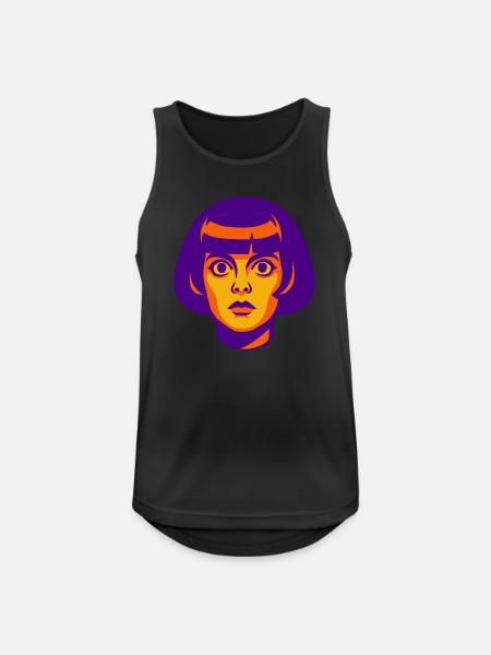 Hypno Femme Pop - Débardeur respirant Homme - noir