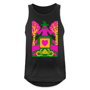 Wicca Cult - Men's Breathable Tank Top - black - Front - Nick (188cm)