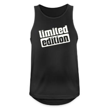Limited edition - Men's Breathable Tank Top - black - Front - Nick (188cm)