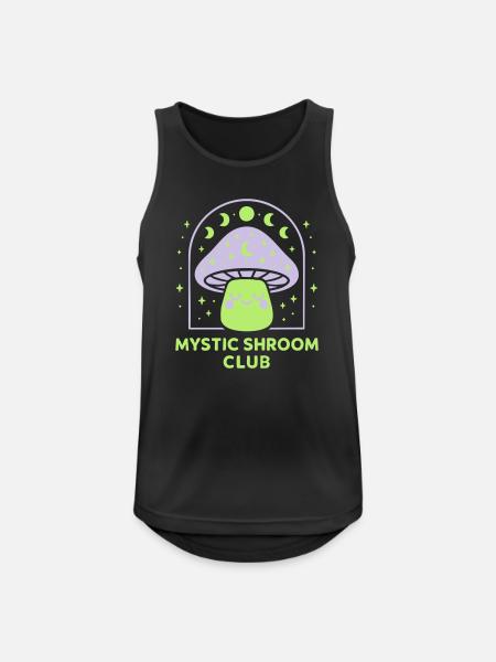 Mystical Hands Line Art - Men's Breathable Tank Top - black