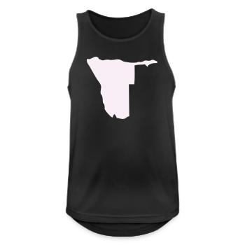 Nambia Silhouette - Men's Breathable Tank Top - black - Front - Nick (188cm)