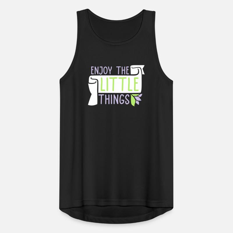 Enjoy The Little Things Dankbarkeit Achtsamkeit Männer Tank Top atmungsaktiv