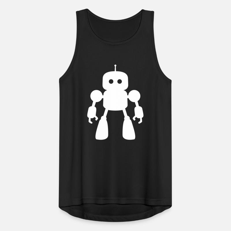 Robots – Artificial Intelligence Sci-Fi Design Men's Breathable Tank Top