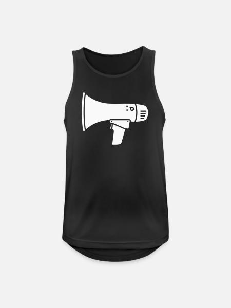 Megaphone loud demo ultras - Men's Breathable Tank Top - black