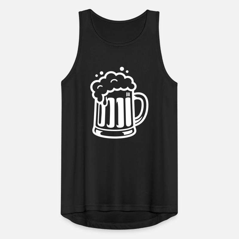 Bierkrug Comic Bier Männer Tank Top atmungsaktiv