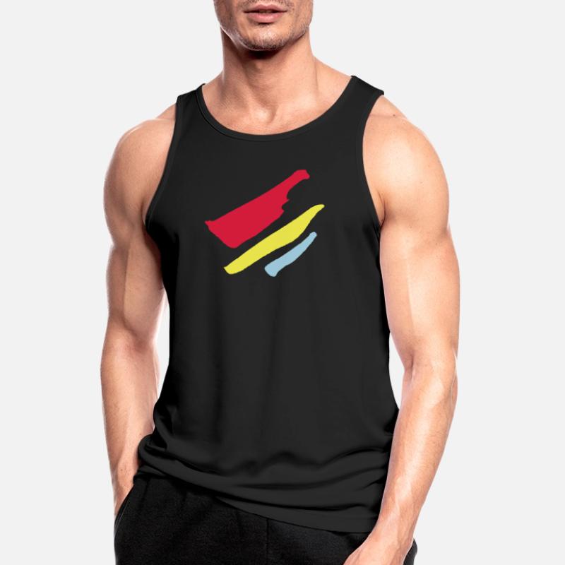 Stripes - Flag Pattern VECTOR Men's Breathable Tank Top