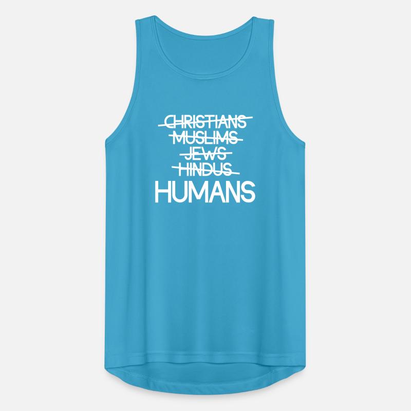 Human beings first - Human unity Men's Breathable Tank Top