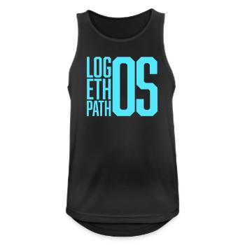 Logos Ethos Pathos Rhetoric Philosophy Student - Men's Breathable Tank Top - black - Front - Nick (188cm)