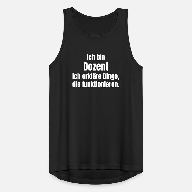 I'm a lecturer – explaining things Men's Breathable Tank Top