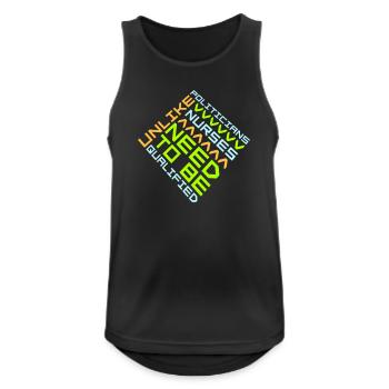 Unlike Politicians Nurses Need To Be Qualified - Men's Breathable Tank Top - black - Front - Nick (188cm)