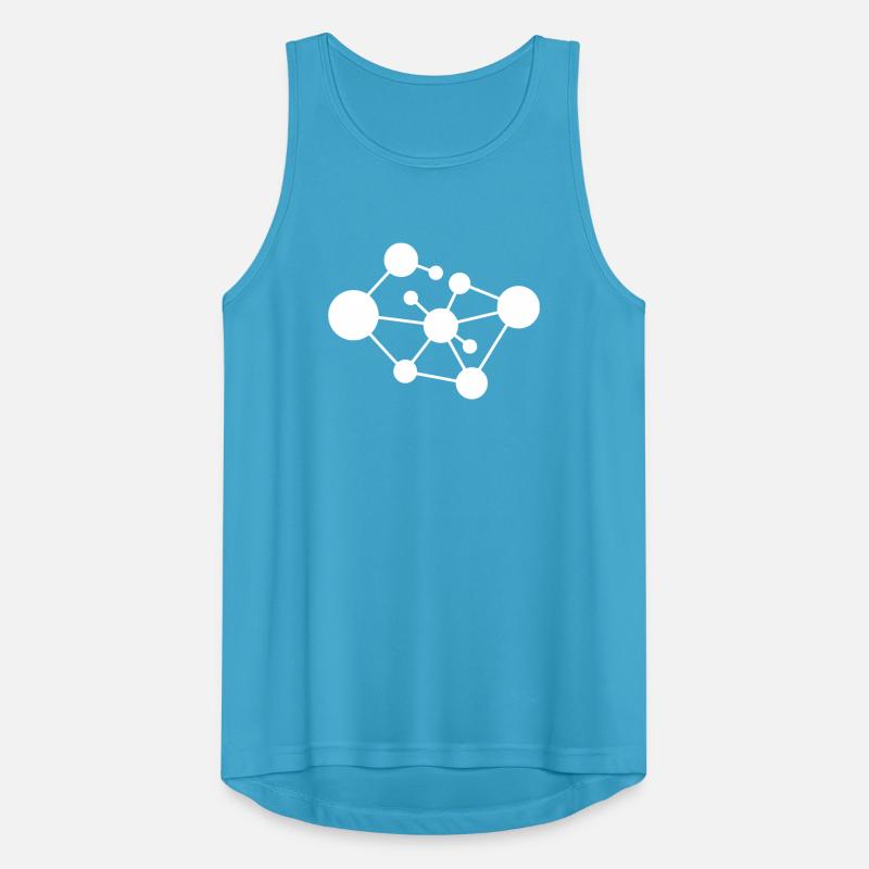 Molecule Network Connection Men's Breathable Tank Top