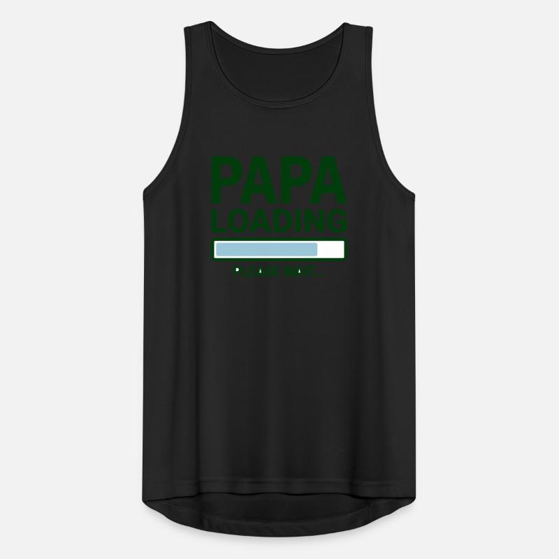 Papa loading please wait - Bientôt papa ? Débardeur respirant Homme