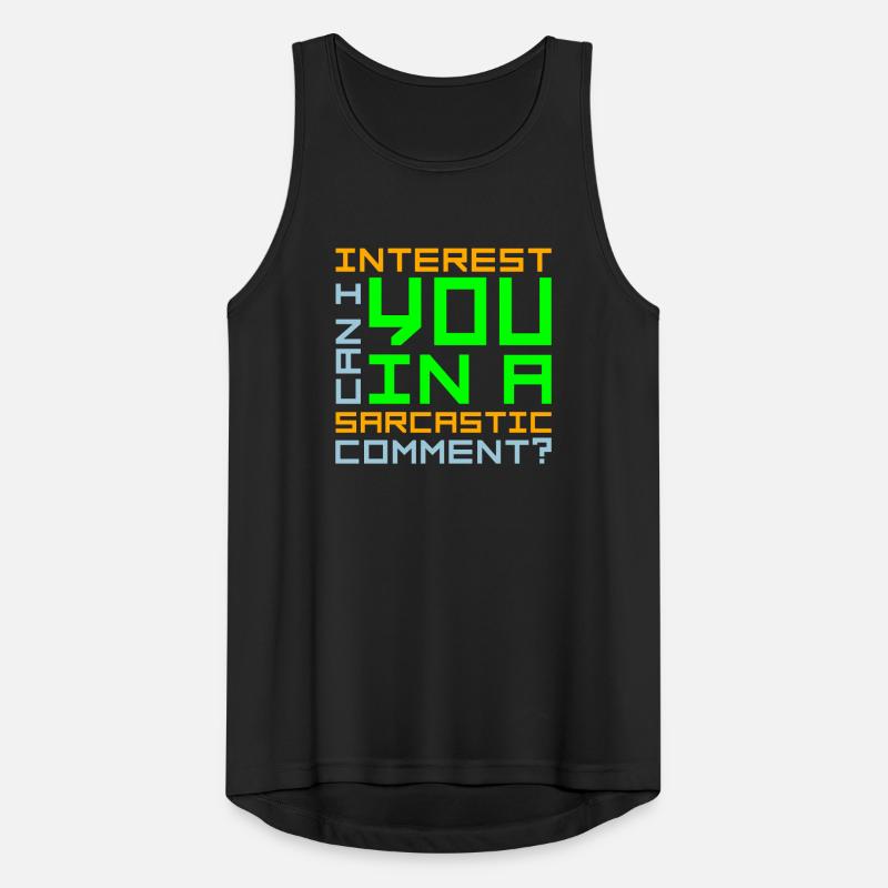 Can I Interest You In A Sarcastic Comment Lustig Men's Breathable Tank Top