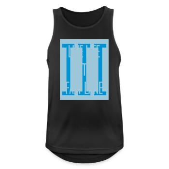 Life In The Fast Lane Float Funny Pool Saying - Men's Breathable Tank Top - black - Front - Nick (188cm)