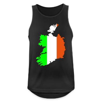 Pays d’Irlande - Débardeur respirant Homme - noir - Devant - Nick (188cm)