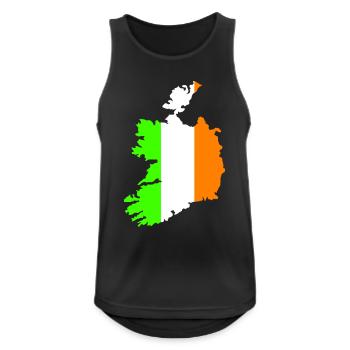 Ireland Country - Men's Breathable Tank Top - black - Front - Nick (188cm)