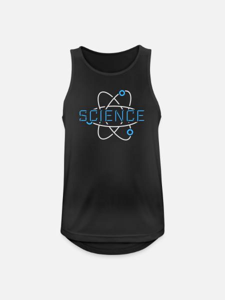 Science Science Statement Nerd Education Saying - Men's Breathable Tank Top - black