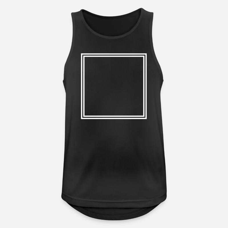 Frame Empty - Men's Breathable Tank Top - black