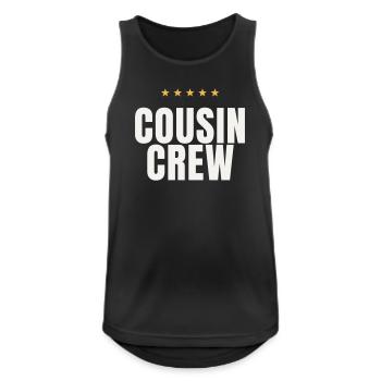 Réunion de Cousin Crew Cousins Family Matching - Débardeur respirant Homme - noir - Devant - Nick (188cm)
