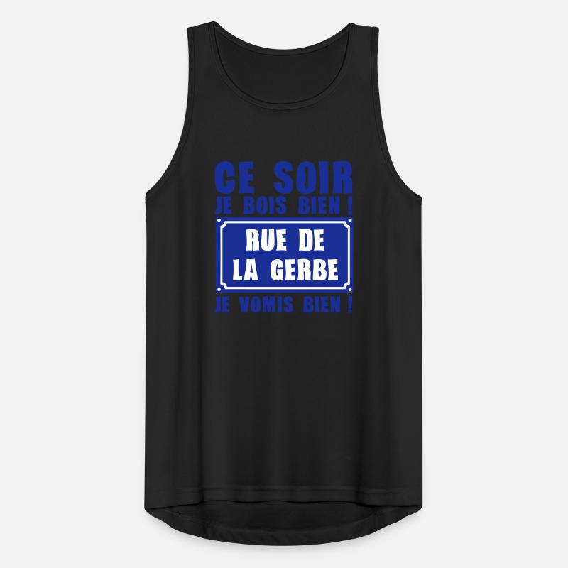 ajouter age ans rue gerbe bois vomis alcool Débardeur respirant Homme