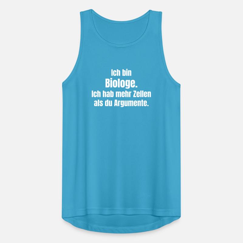 Je suis biologiste – Plus de cellules que d’arguments Débardeur respirant Homme