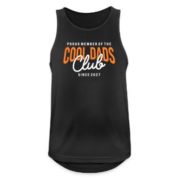 Cool Dads Club Member since 2027 Dad Gift - Men's Breathable Tank Top - black - Front - Nick (188cm)