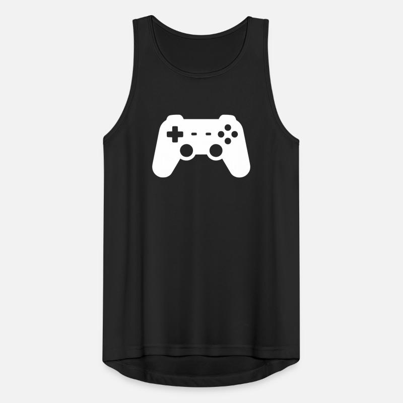 Controller Silhouette Icon Männer Tank Top atmungsaktiv