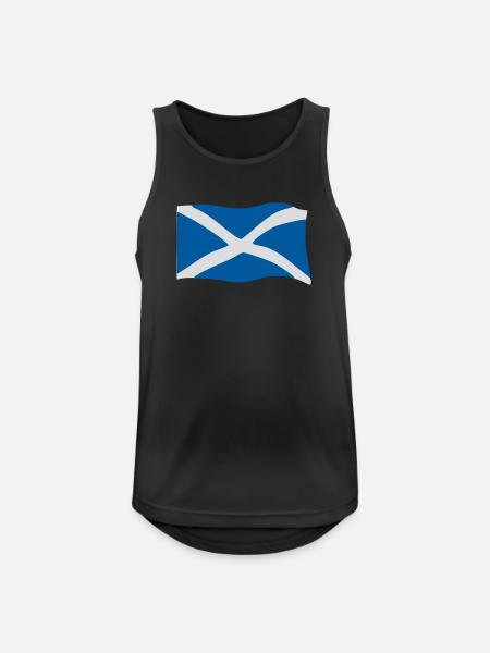 Drapeau de l'ecosse - Débardeur respirant Homme - noir