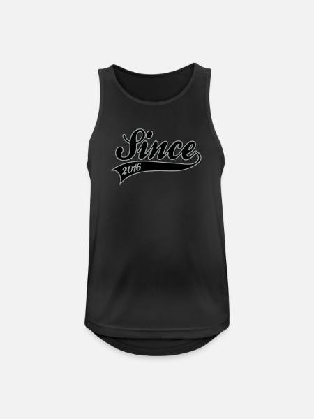 since 2016 - Men's Breathable Tank Top - black