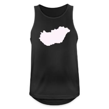 Hungary Country - Men's Breathable Tank Top - black - Front - Nick (188cm)