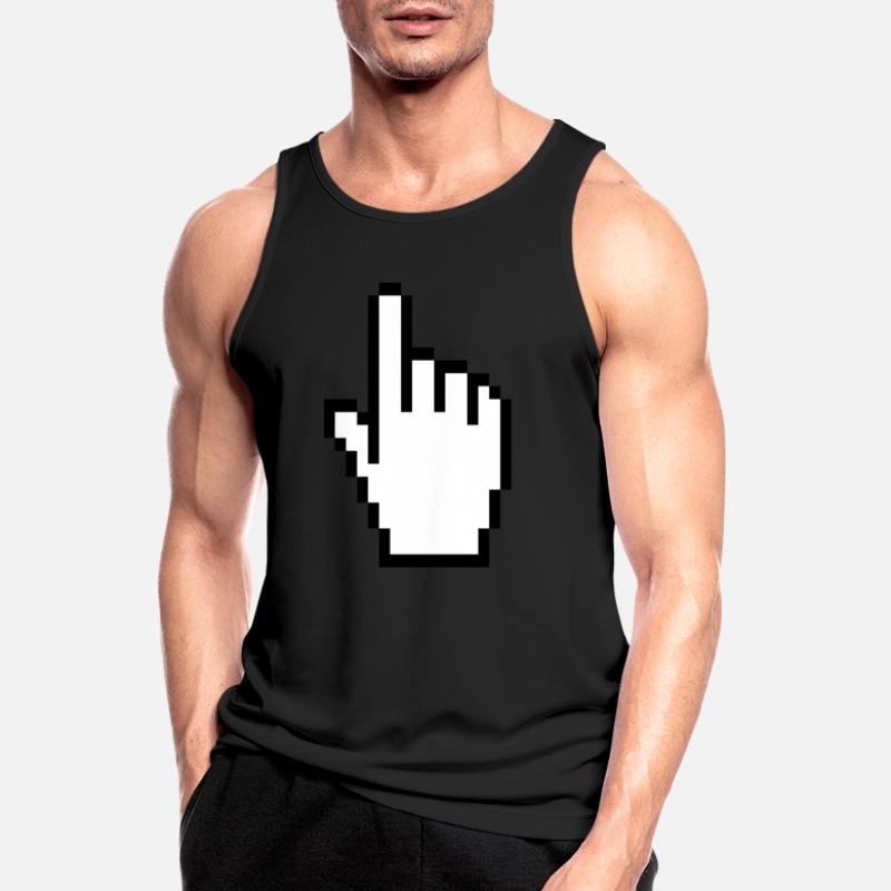 pointer / cursor Männer Tank Top atmungsaktiv