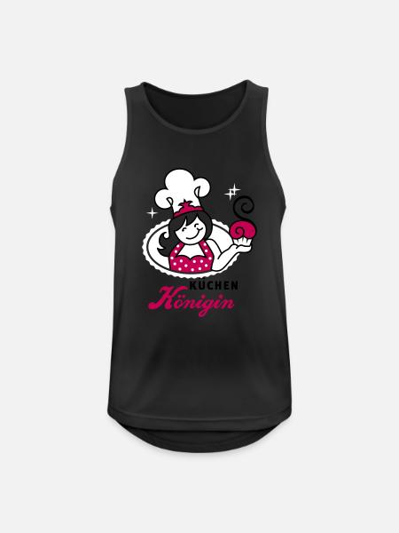 Queen kitchens - kitchen queen 3C - Men's Breathable Tank Top - black